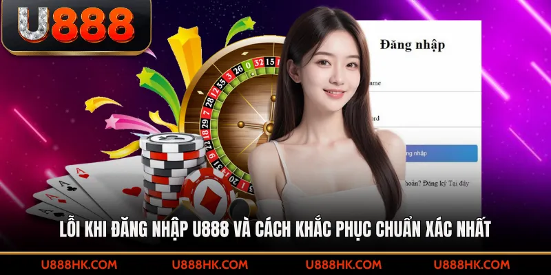 Lỗi khi đăng nhập U888 và cách khắc phục chuẩn xác nhất
